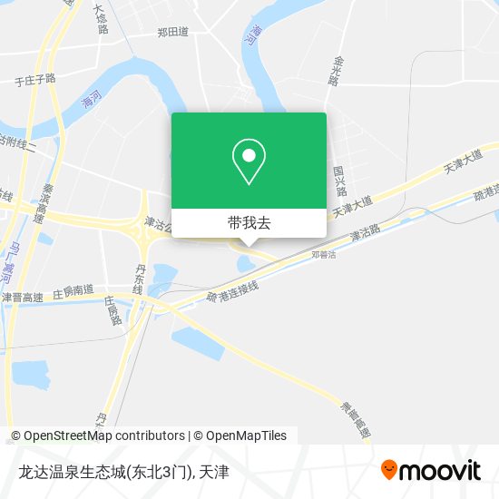 龙达温泉生态城(东北3门)地图