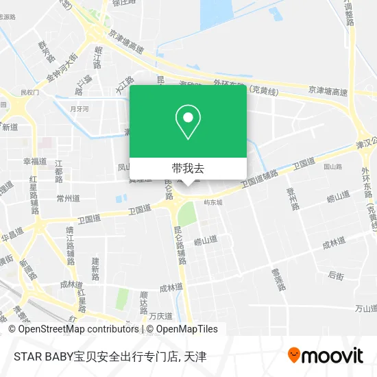 STAR BABY宝贝安全出行专门店地图