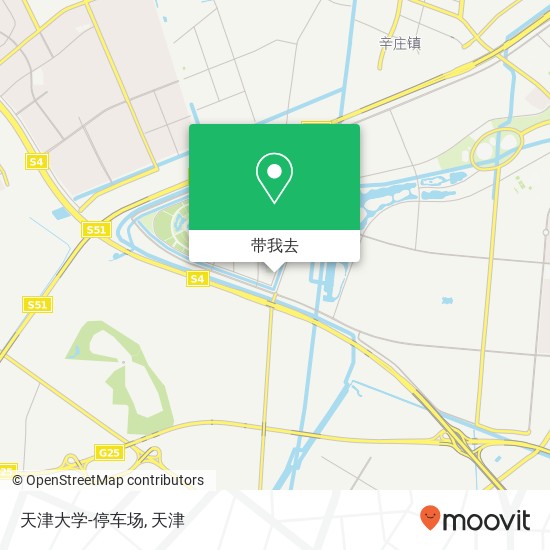天津大学-停车场地图