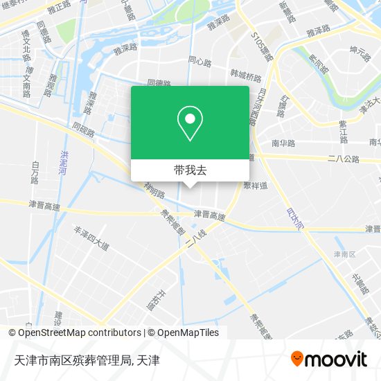 天津市南区殡葬管理局地图