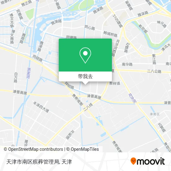 天津市南区殡葬管理局地图