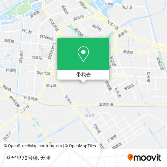 益华里72号楼地图