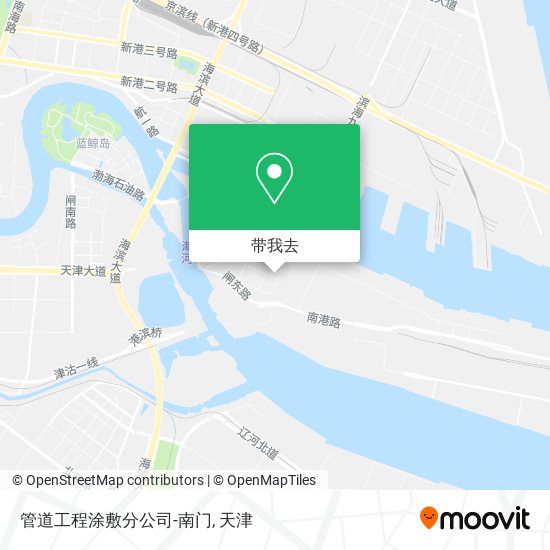 管道工程涂敷分公司-南门地图