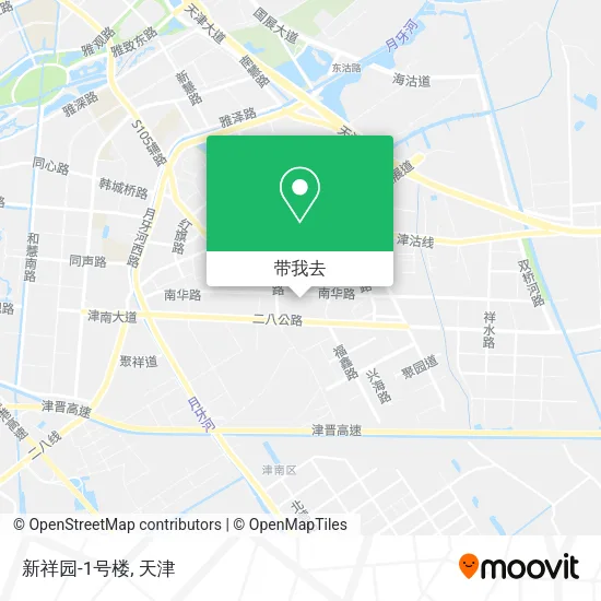 新祥园-1号楼地图