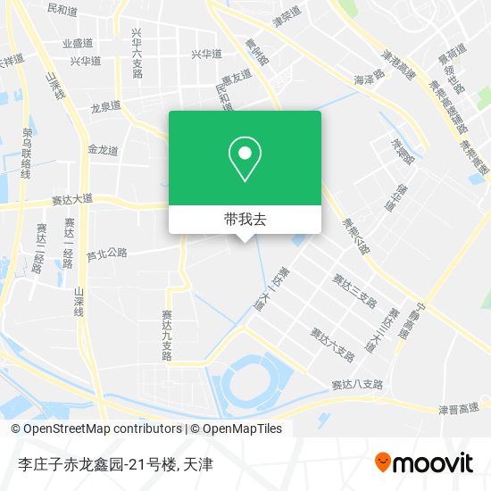 李庄子赤龙鑫园-21号楼地图