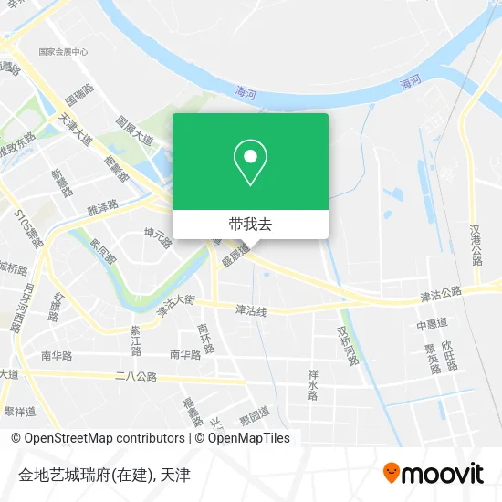 金地艺城瑞府(在建)地图