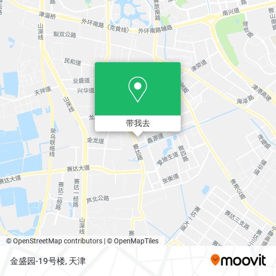 金盛园-19号楼地图