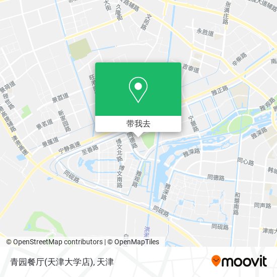 青园餐厅(天津大学店)地图
