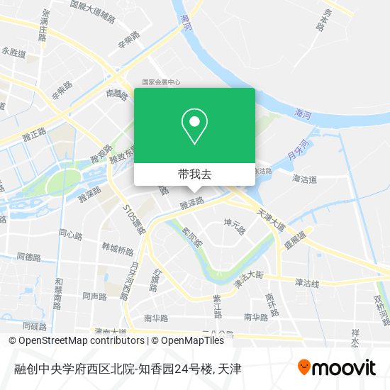 融创中央学府西区北院-知香园24号楼地图