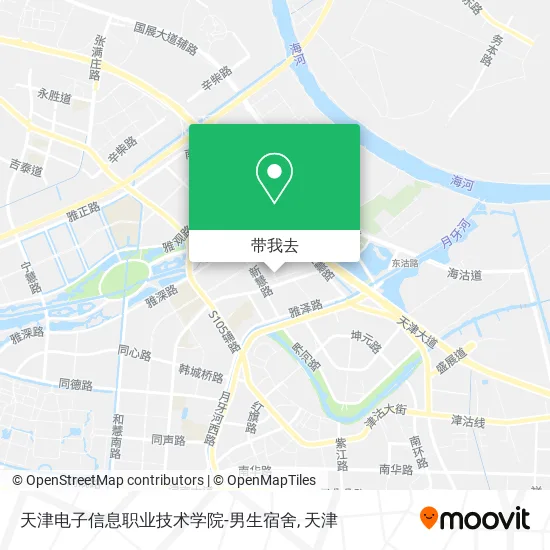 天津电子信息职业技术学院-男生宿舍地图