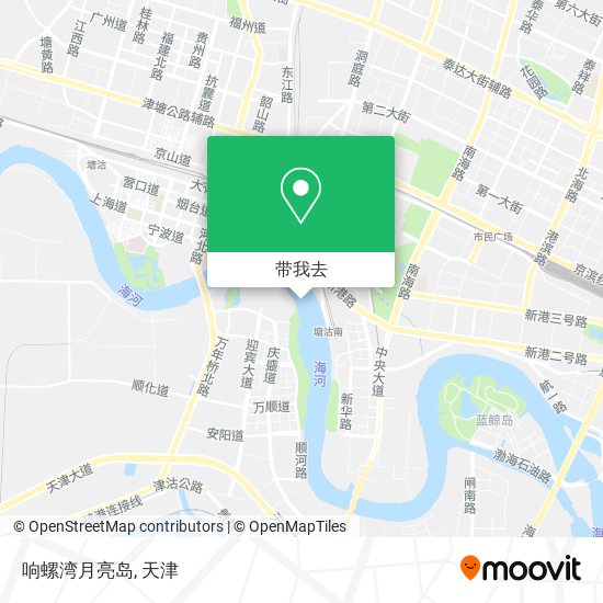 响螺湾月亮岛地图
