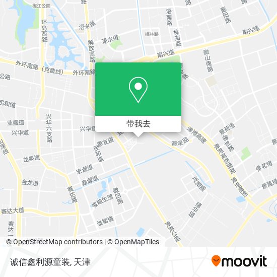 诚信鑫利源童装地图