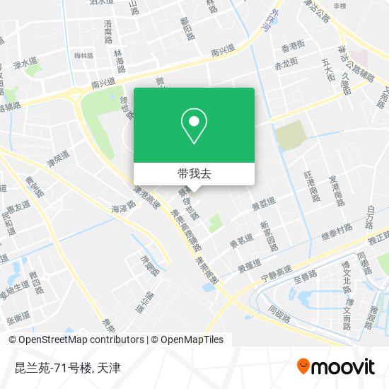 昆兰苑-71号楼地图