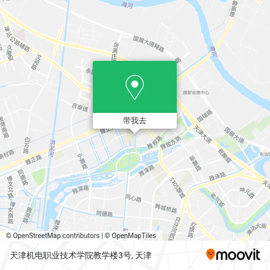 天津机电职业技术学院教学楼3号地图