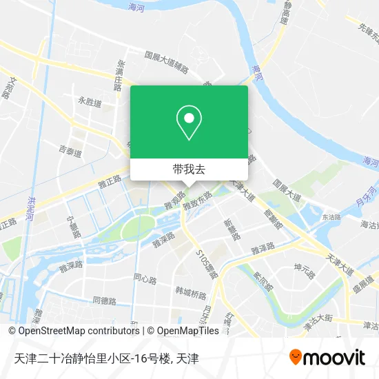 天津二十冶静怡里小区-16号楼地图
