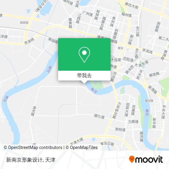 新南京形象设计地图