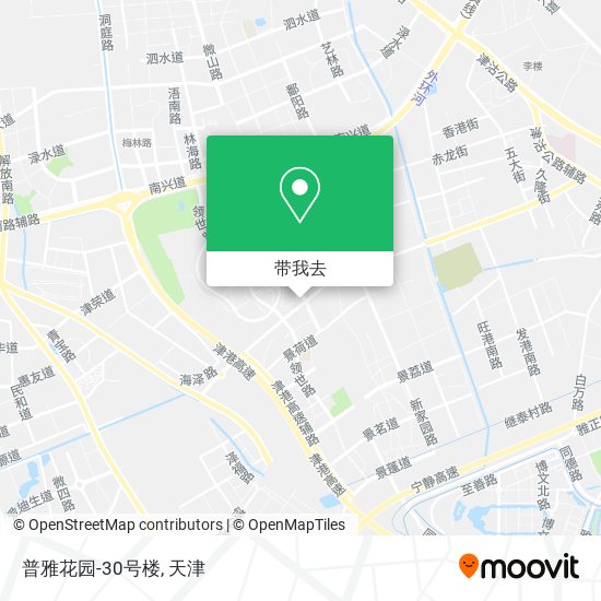 普雅花园-30号楼地图