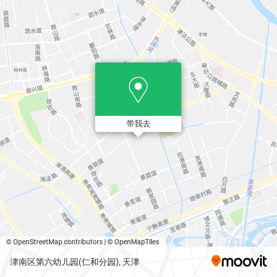 津南区第六幼儿园(仁和分园)地图