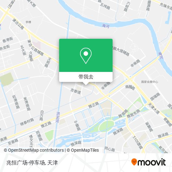 兆恒广场-停车场地图