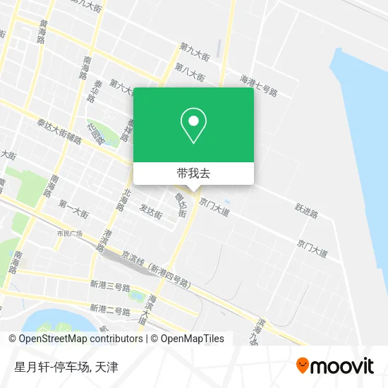 星月轩-停车场地图