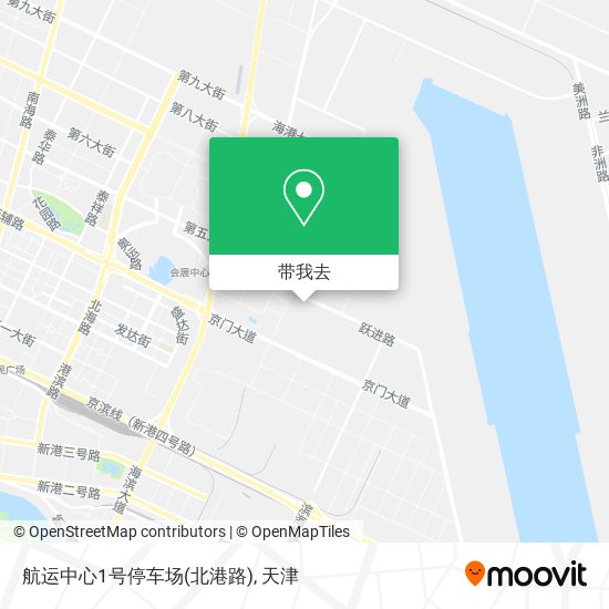 航运中心1号停车场(北港路)地图