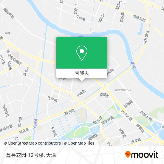 鑫昱花园-12号楼地图
