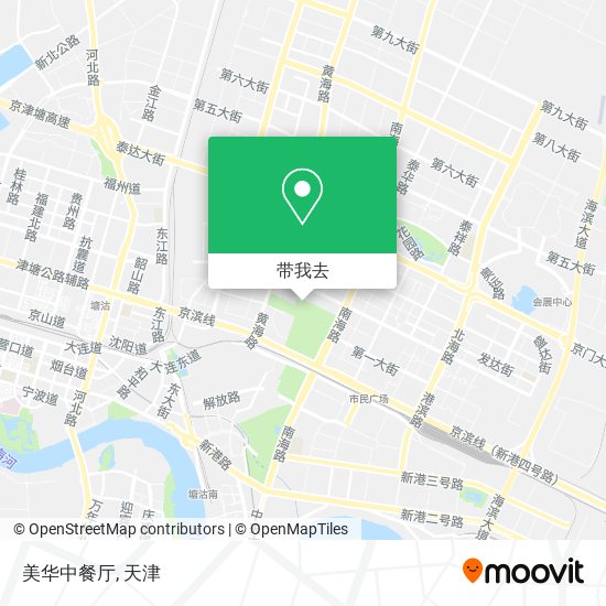 美华中餐厅地图
