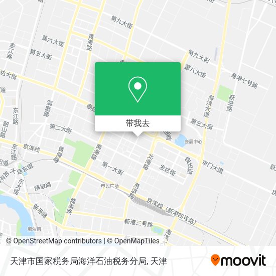 天津市国家税务局海洋石油税务分局地图
