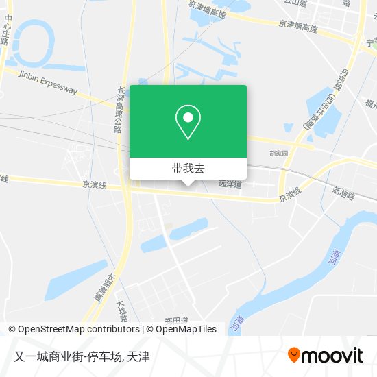 又一城商业街-停车场地图