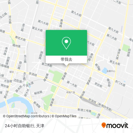 24小时自助银行地图