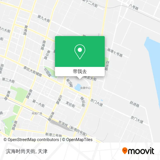 滨海时尚天街地图