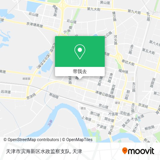 天津市滨海新区水政监察支队地图