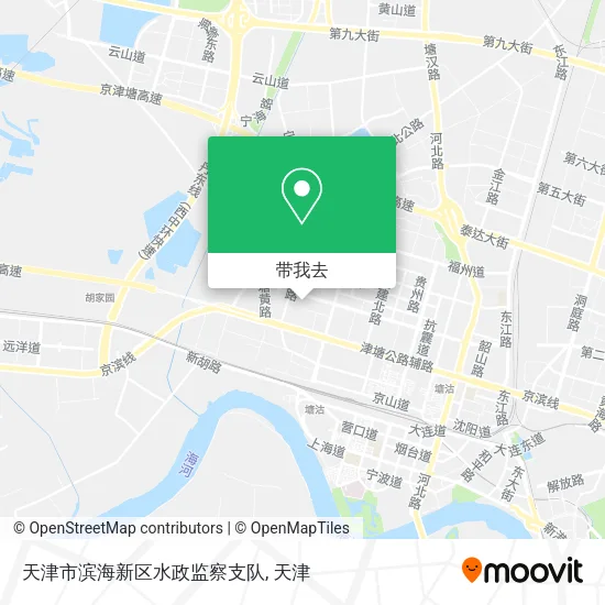 天津市滨海新区水政监察支队地图