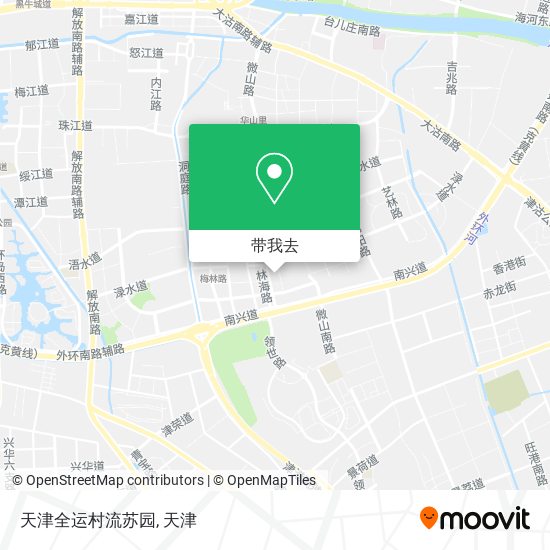 天津全运村流苏园地图
