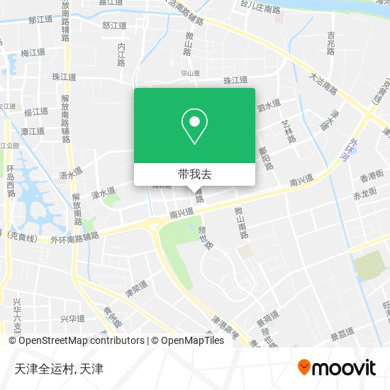 天津全运村地图