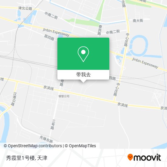 秀霞里1号楼地图