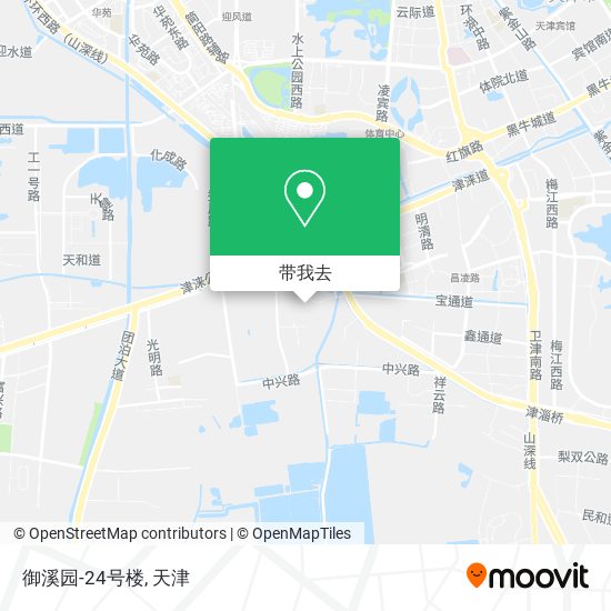 御溪园-24号楼地图
