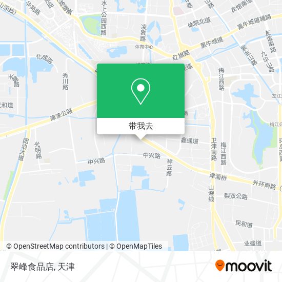 翠峰食品店地图