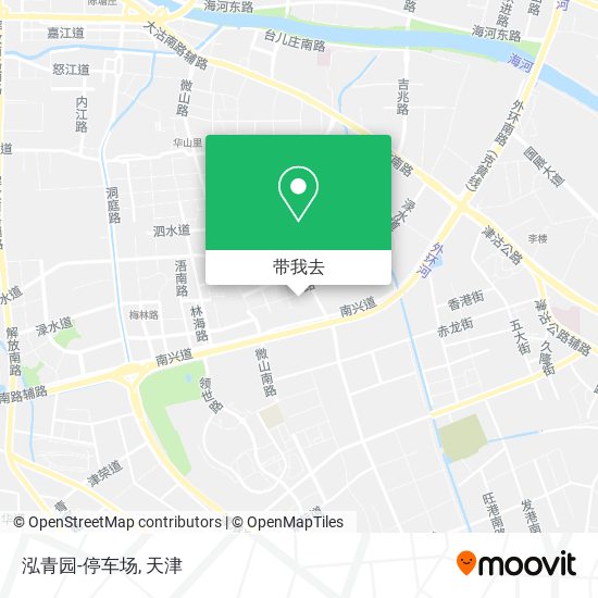 泓青园-停车场地图