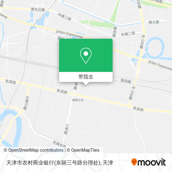 天津市农村商业银行(东丽三号路分理处)地图