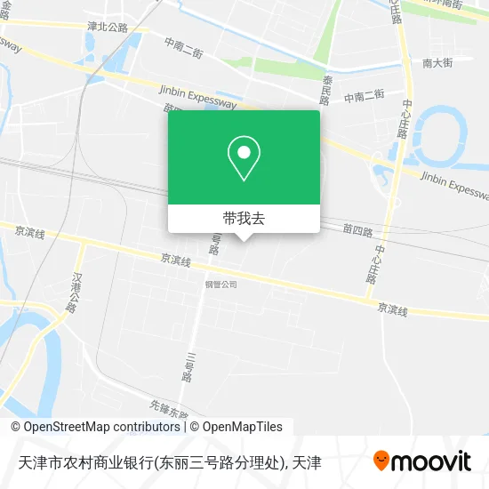 天津市农村商业银行(东丽三号路分理处)地图