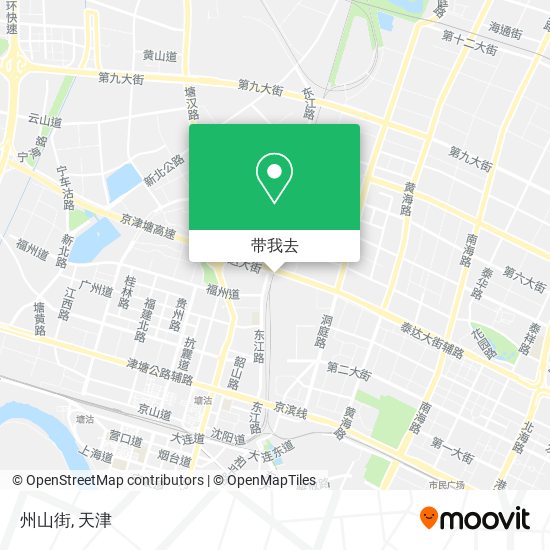 州山街地图