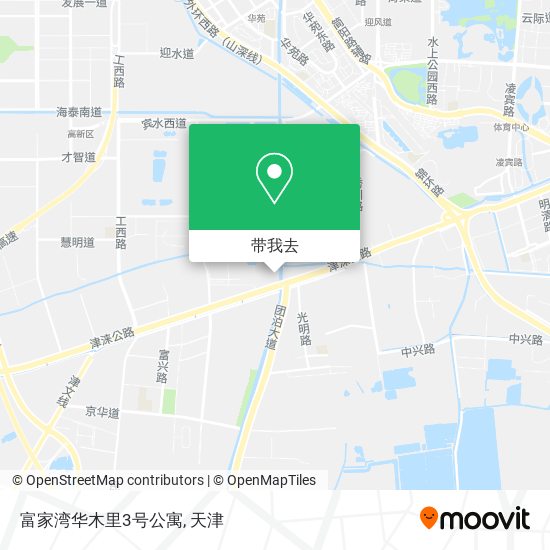 富家湾华木里3号公寓地图