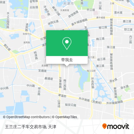 王兰庄二手车交易市场地图