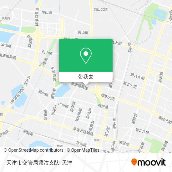天津市交管局塘沽支队地图