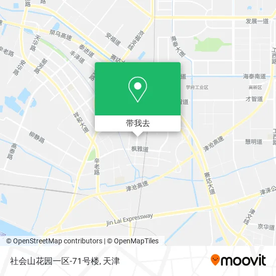 社会山花园一区-71号楼地图