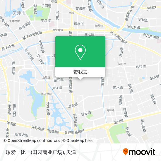 珍爱一比一(田园商业广场)地图