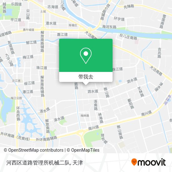 河西区道路管理所机械二队地图