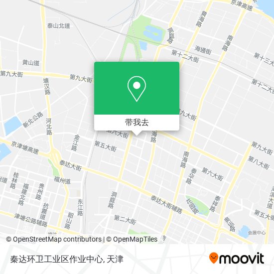 秦达环卫工业区作业中心地图