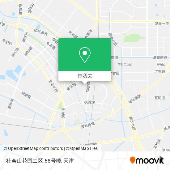 社会山花园二区-68号楼地图